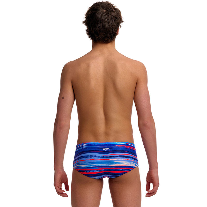 Funky Trunks - Lost Lines - Boys Eco Sidewinder Trunks