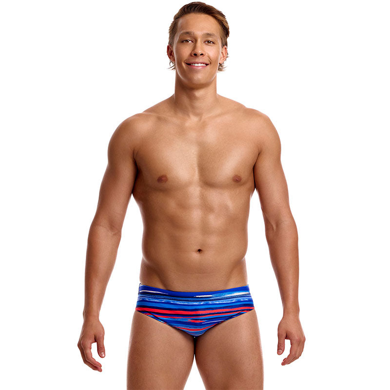 Funky Trunks - Lost Lines - Mens Eco Classic Briefs