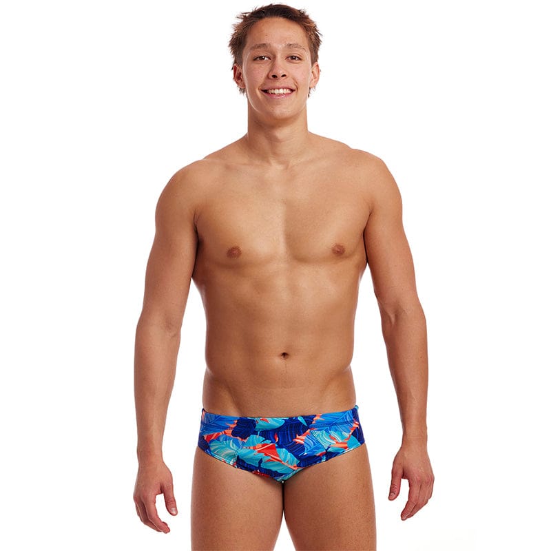 Funky Trunks - Lotsa Leaves - Mens Eco Seamed Briefs