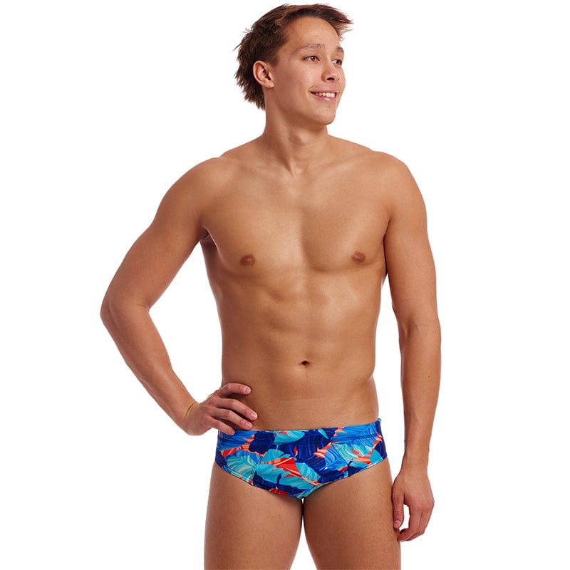 Funky Trunks - Lotsa Leaves - Mens Eco Seamed Briefs