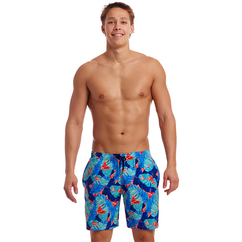 Funky Trunks - Lotsa Leaves - Mens Long Johnny Shorts