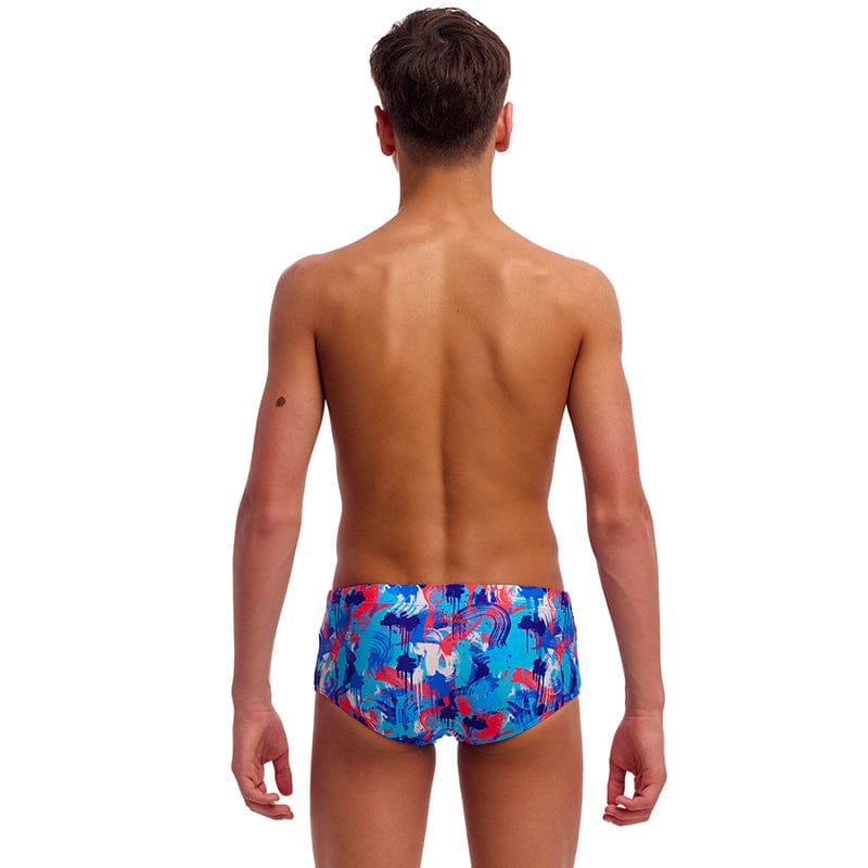 Funky Trunks - Messy Messy Messy - Boys Eco Sidewinder Trunks