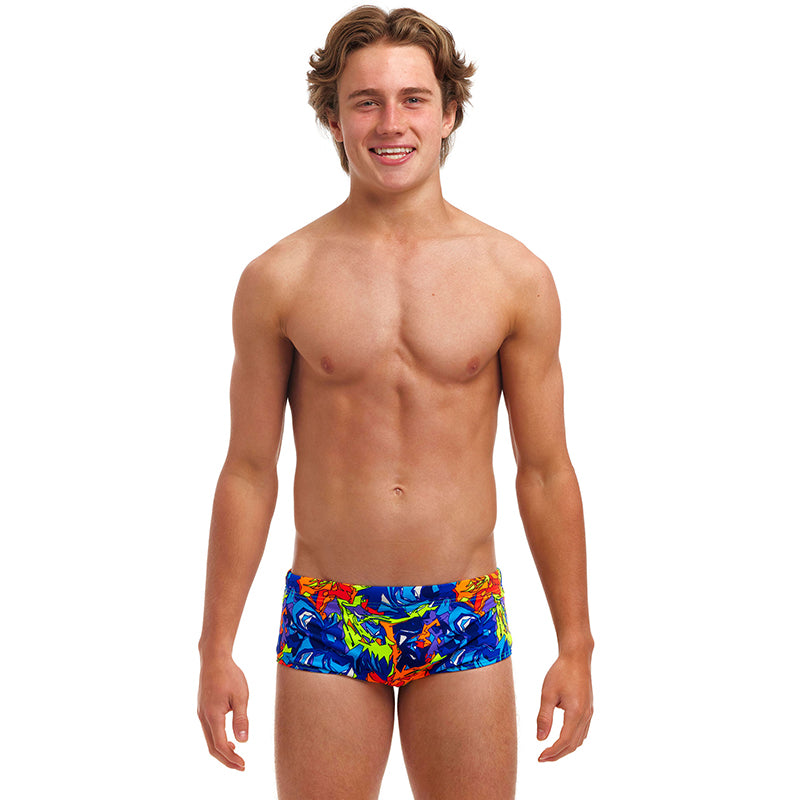 Funky Trunks - Mixed Mess - Boys Eco Sidewinder Trunks