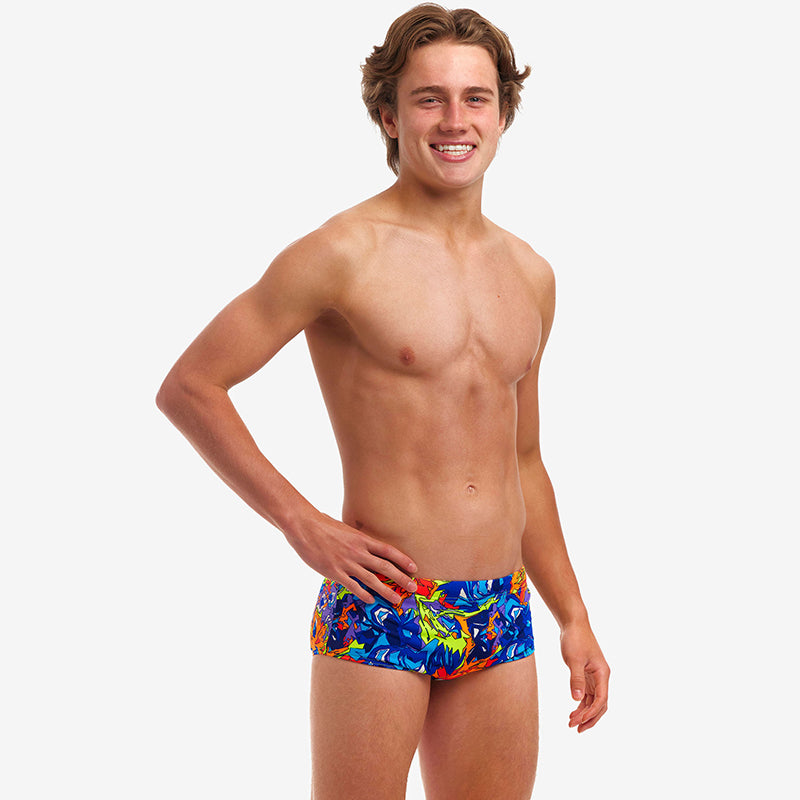 Funky Trunks - Mixed Mess - Boys Eco Sidewinder Trunks