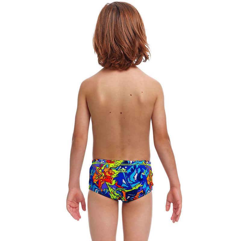Funky Trunks - Mixed Mess - Toddler Boys Eco Printed Trunks