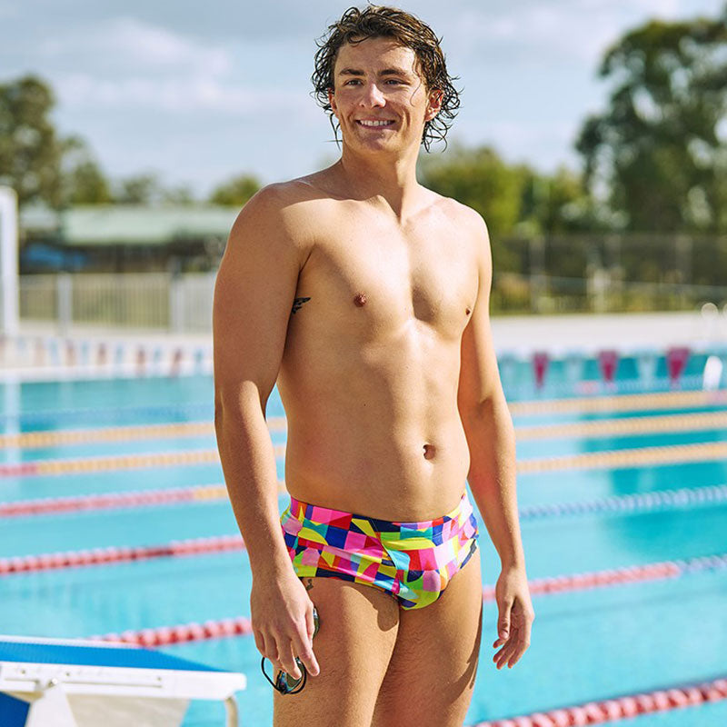 Funky Trunks - On The Grid - Mens Eco Classic Trunks
