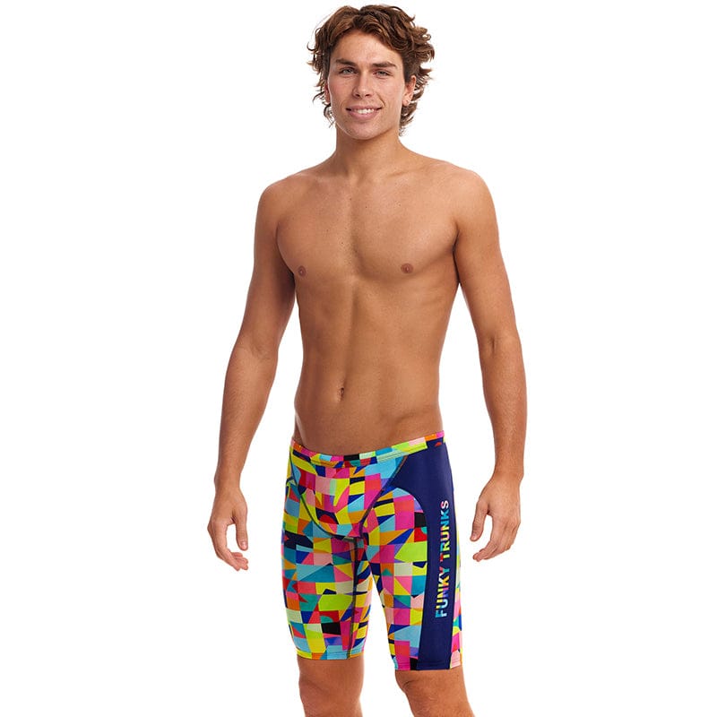 Funky Trunks - On The Grid - Mens Eco Training Jammers