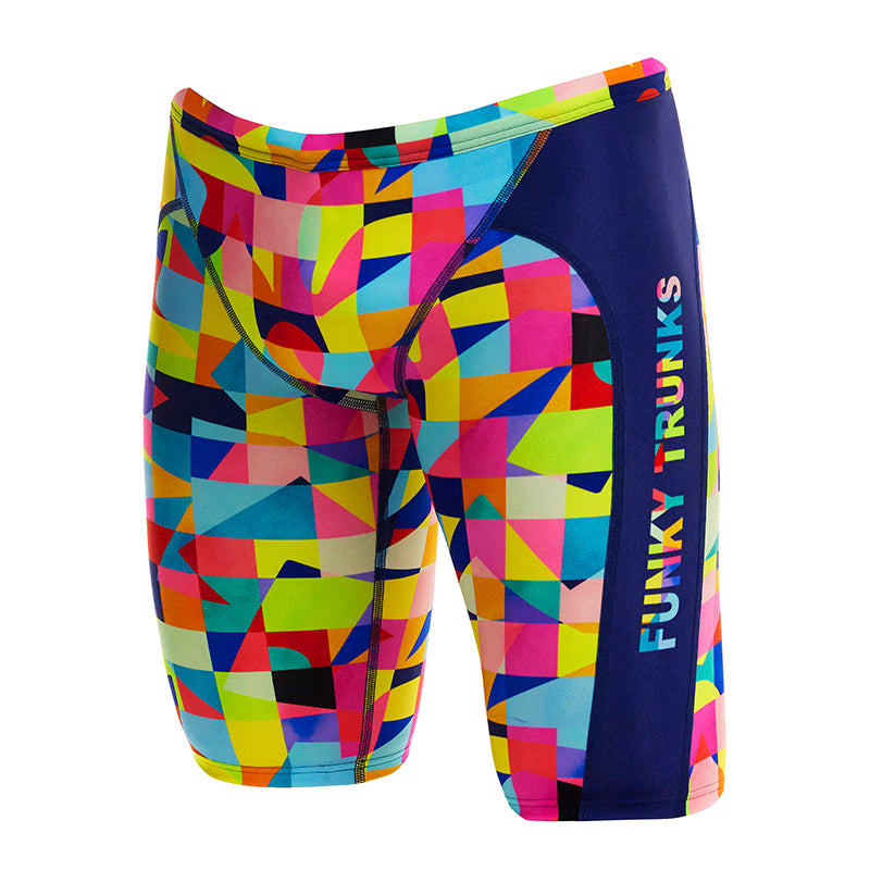 Funky Trunks - On The Grid - Mens Eco Training Jammers