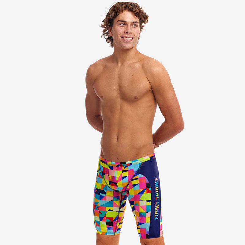 Funky Trunks - On The Grid - Mens Eco Training Jammers
