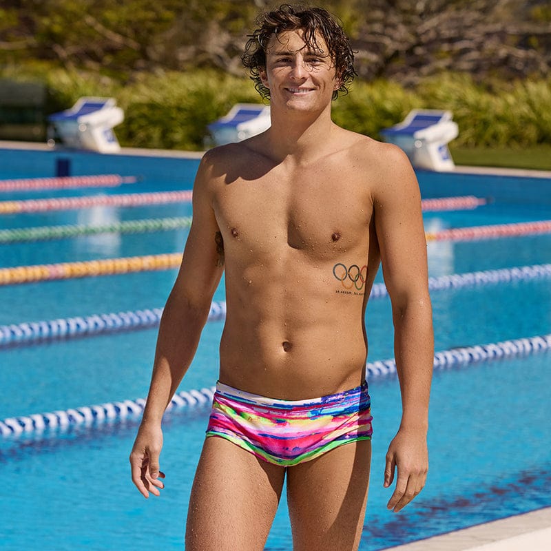 Funky Trunks - Paint Patch - Mens Eco Sidewinder Trunks