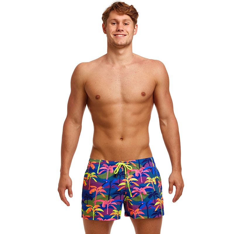 Funky Trunks - Palm A Lot - Mens Shorty Shorts Short