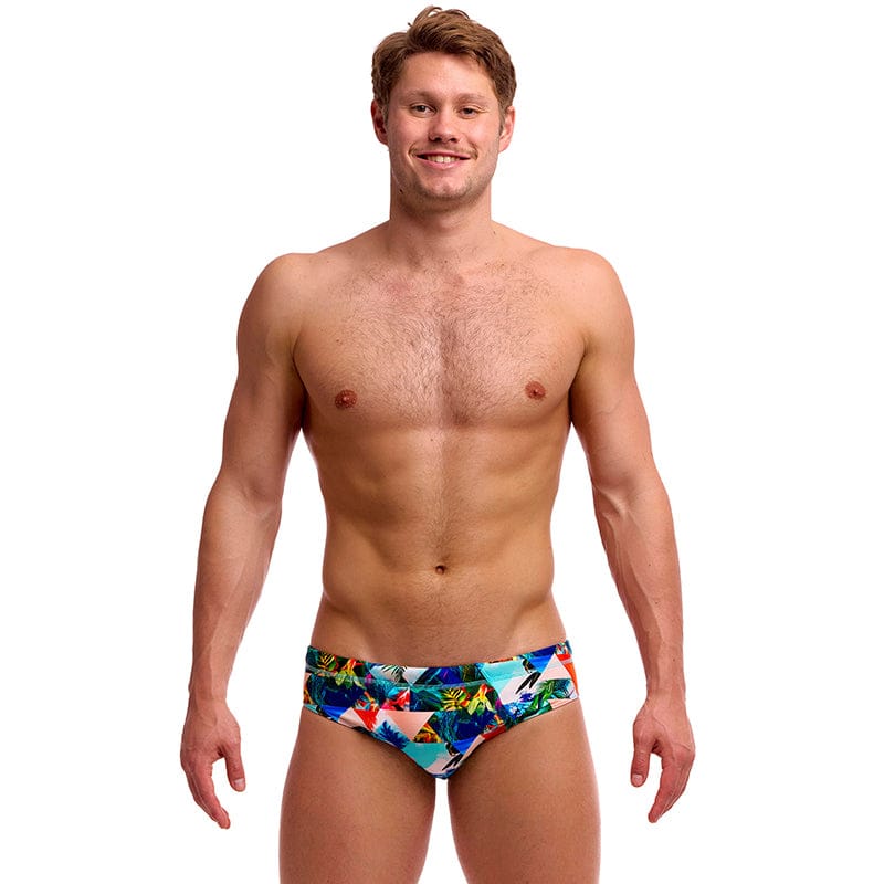 Funky Trunks - Palm Prism - Mens Eco Seamed Briefs
