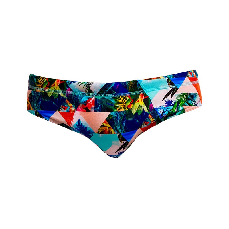 Funky Trunks - Palm Prism - Mens Eco Seamed Briefs