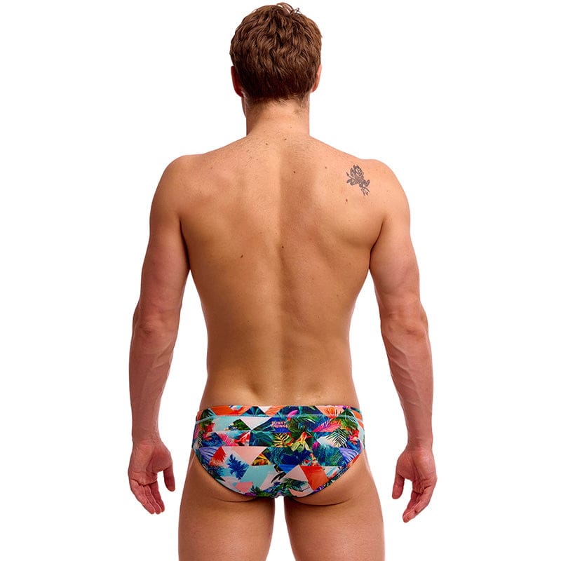 Funky Trunks - Palm Prism - Mens Eco Seamed Briefs