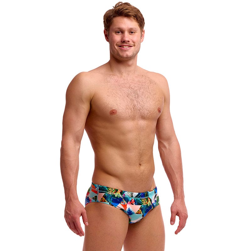 Funky Trunks - Palm Prism - Mens Eco Seamed Briefs
