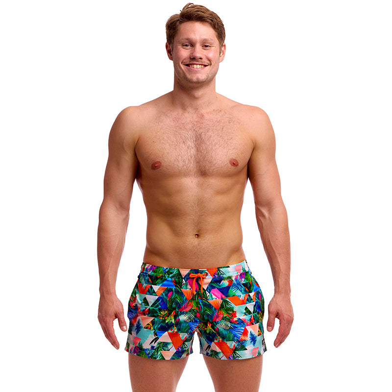 Funky Trunks - Palm Prism - Mens Shorty Shorts Short
