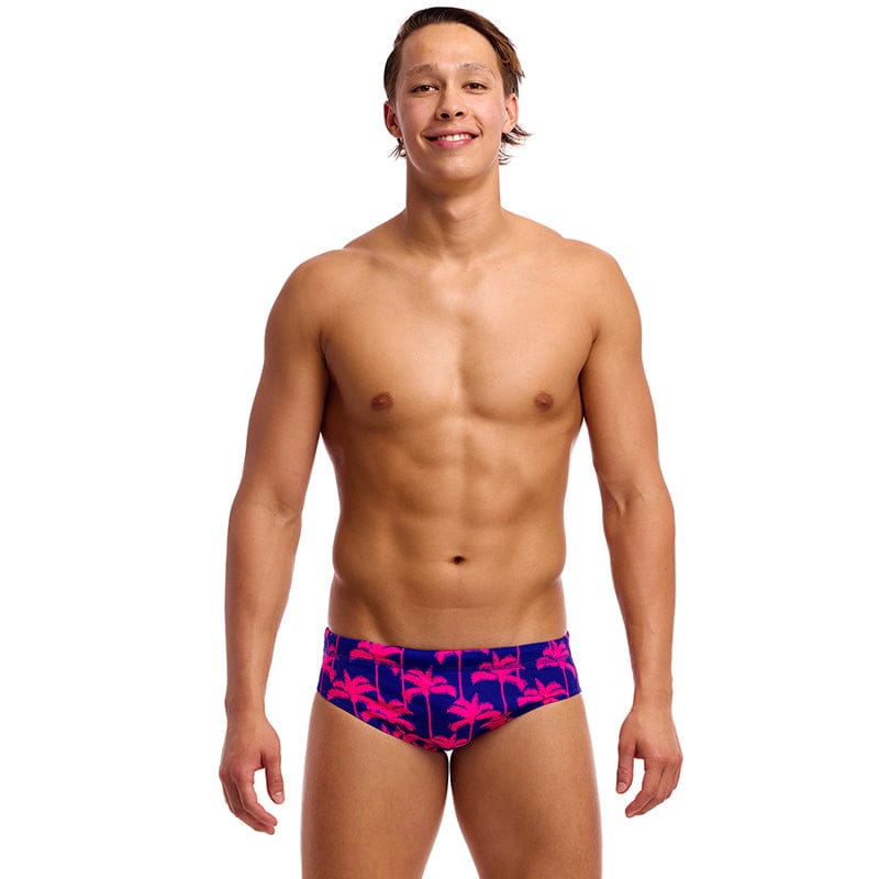 Funky Trunks - Pinky Palms - Mens Eco Classic Briefs