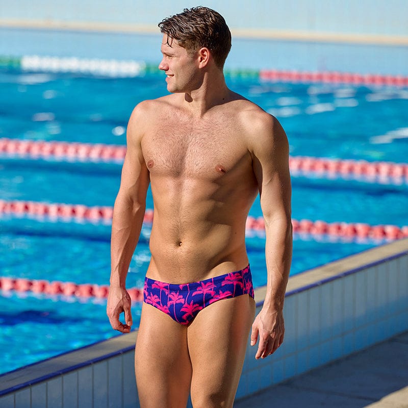 Funky Trunks - Pinky Palms - Mens Eco Classic Briefs