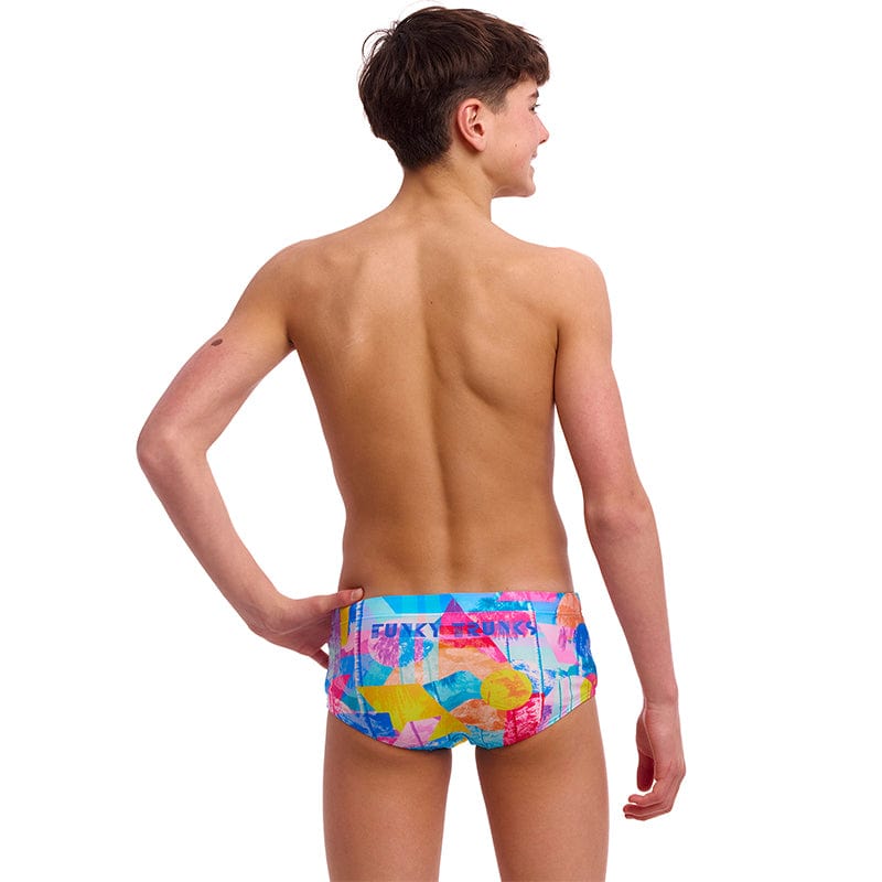 Funky Trunks - Pixel Paradise - Boys Eco Sidewinder Trunks