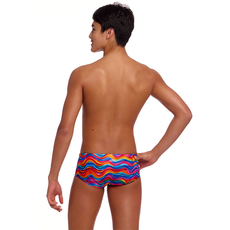 Funky Trunks - Plastic Fantastic - Boys Eco Sidewinder Trunks