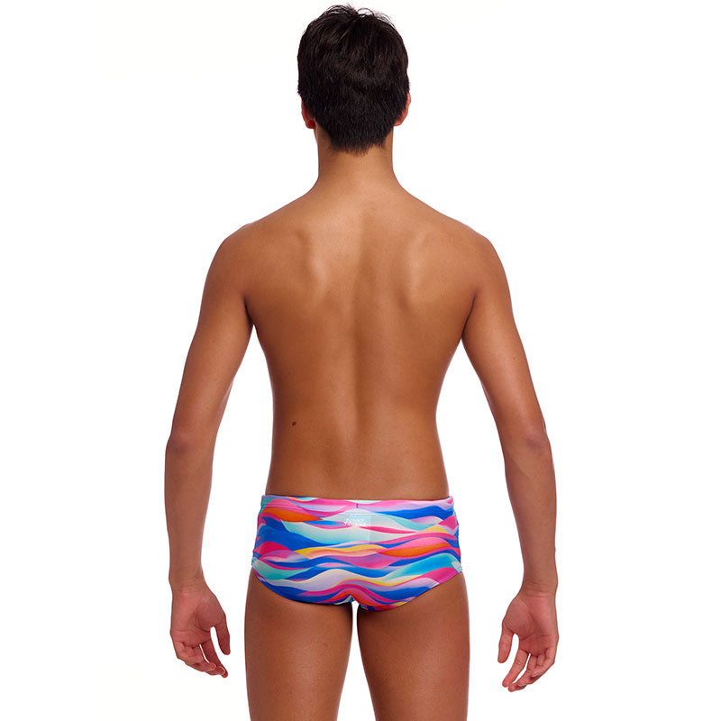 Funky Trunks - Royal Wave - Boys Eco Sidewinder Trunks