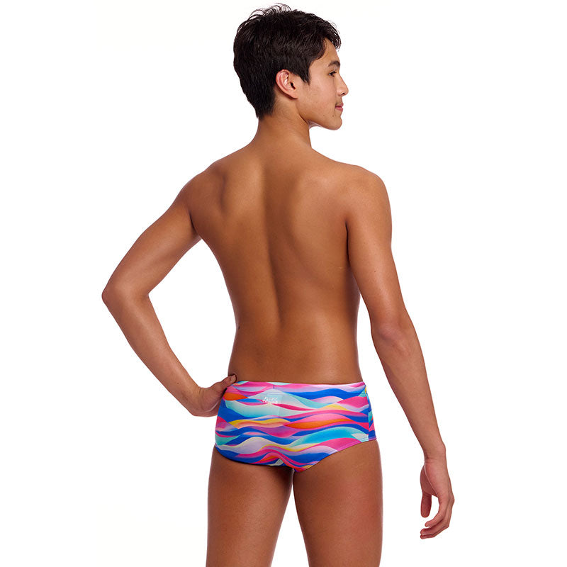 Funky Trunks - Royal Wave - Boys Eco Sidewinder Trunks