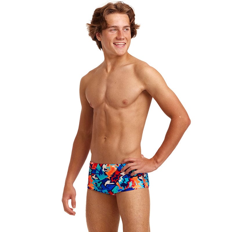 Funky Trunks - Saw Sea - Boys Sidewinder Trunks