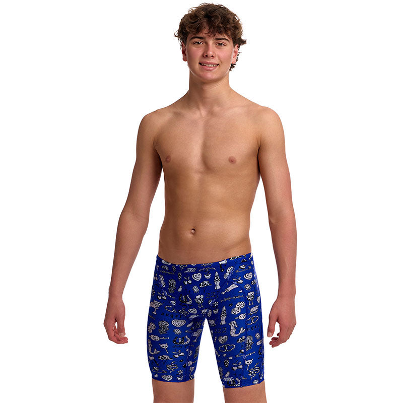 Funky Trunks - Scratchy - Boys Eco Training Jammers