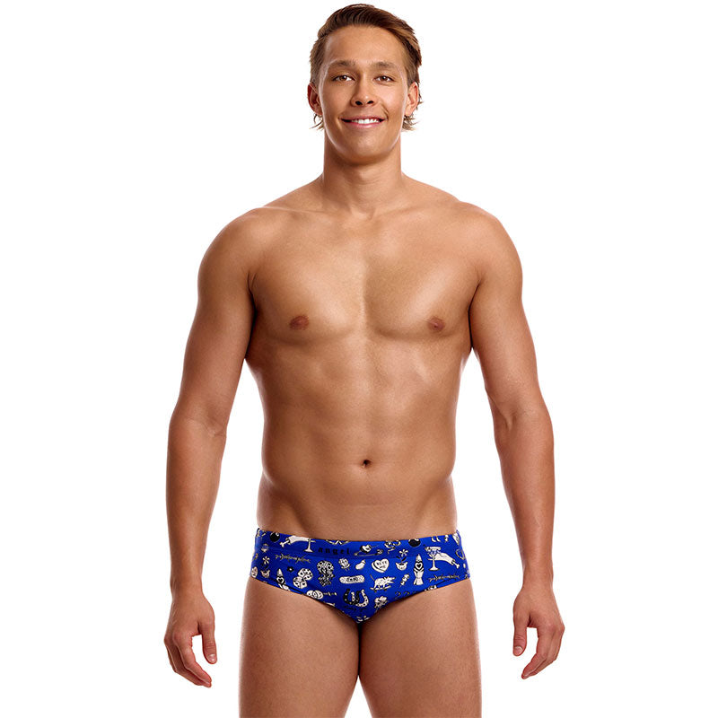 Funky Trunks - Scratchy - Mens Eco Classic Briefs