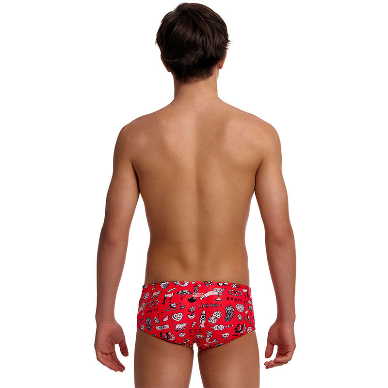 Funky Trunks - Scribbles - Boys Eco Sidewinder Trunks