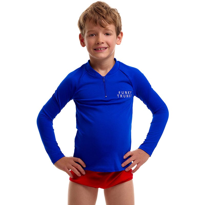 Funky Trunks - Still Speed - Toddler Boys Long Sleeve Rash Vest