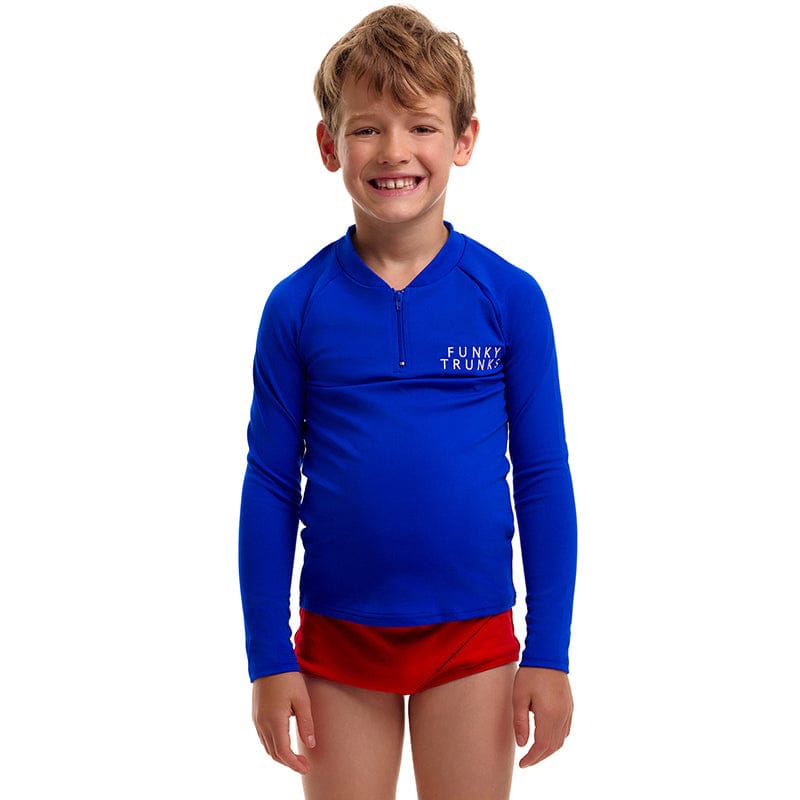 Funky Trunks - Still Speed - Toddler Boys Long Sleeve Rash Vest