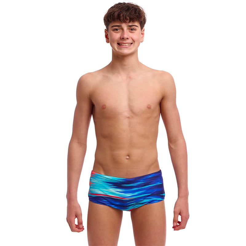 Funky Trunks - Storm At Sea - Boys Eco Sidewinder Trunks