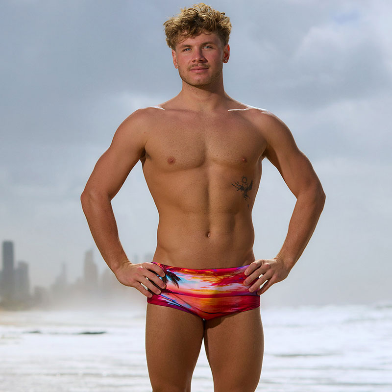 Funky Trunks - Touch Of Paradise - Mens Eco Sidewinder Trunks