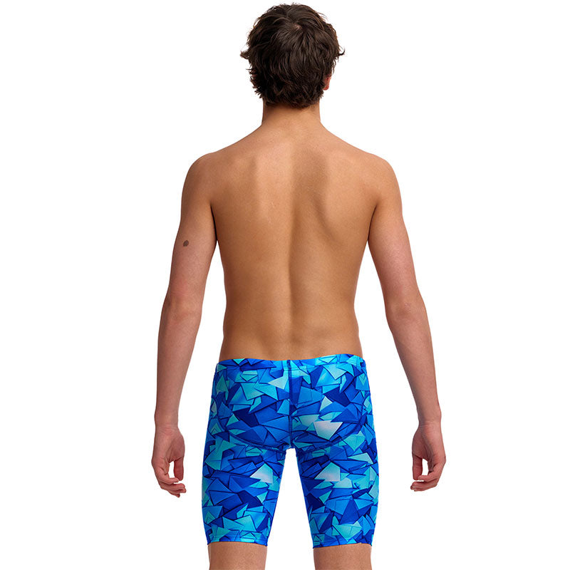 Funky Trunks - Try Blue - Boys Eco Fast Training Jammers