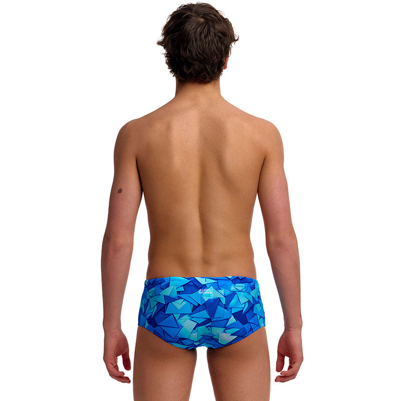 Funky Trunks - Try Blue - Boys Eco Sidewinder Trunks