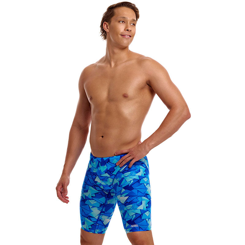 Funky Trunks - Try Blue - Mens Eco Fast Training Jammers