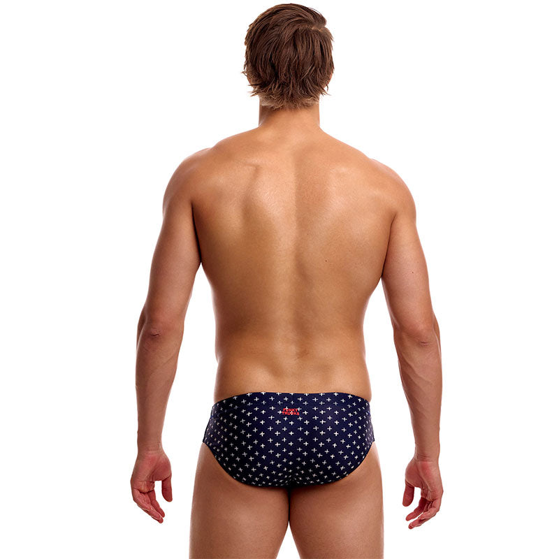 Funky Trunks - Very Cross - Mens Eco Seamed Briefs