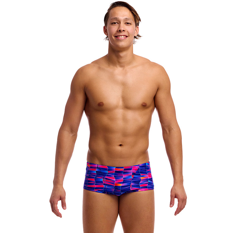 Funky Trunks - Warped Waves - Mens Eco Classic Trunks