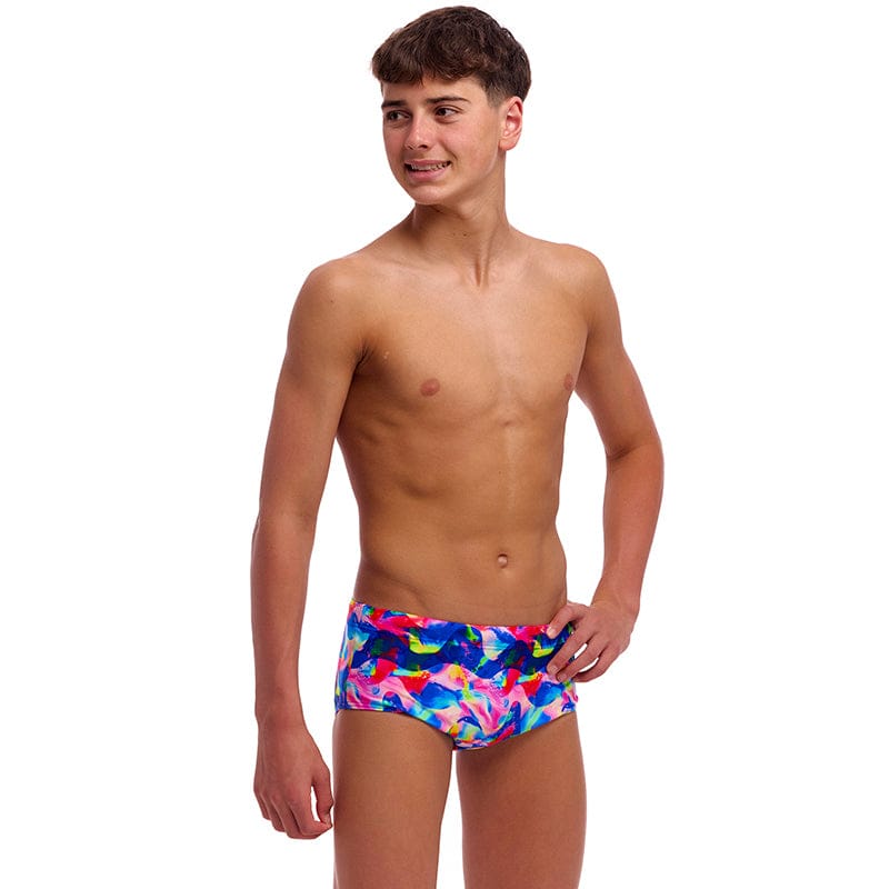 Funky Trunks - Wet Wave - Boys Eco Sidewinder Trunks