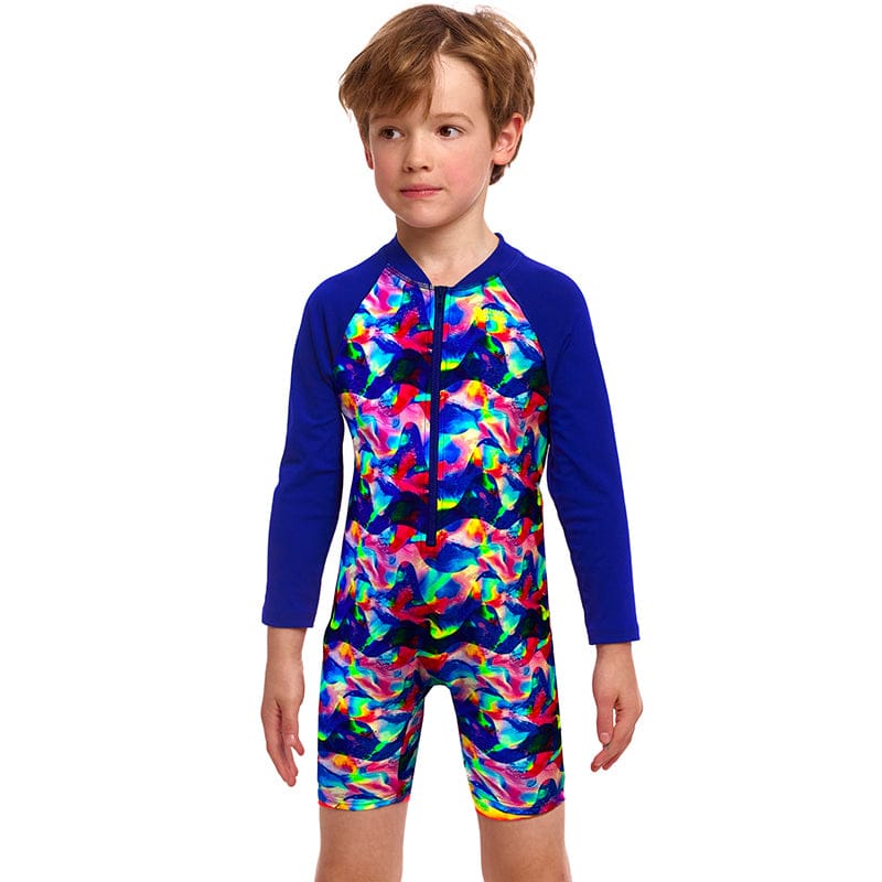 Funky Trunks - Wet Wave - Toddler Boys Go Jump Suit