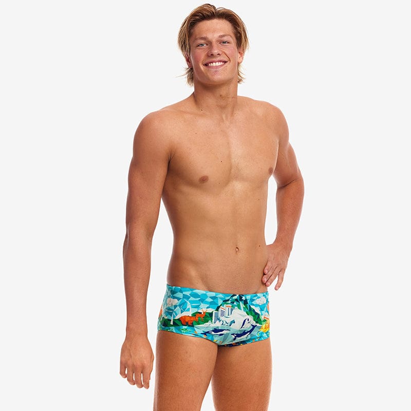 Funky Trunks - Wildermess - Mens Eco Sidewinder Trunks