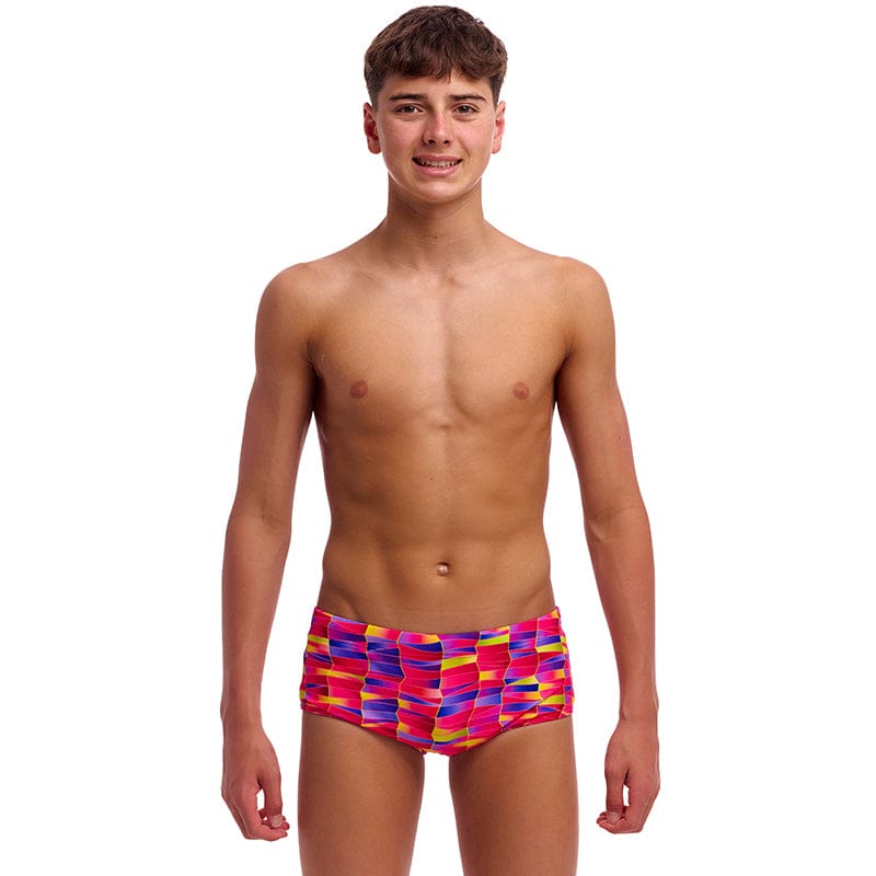 Funky Trunks - Wriggle Walls - Boys Eco Sidewinder Trunks