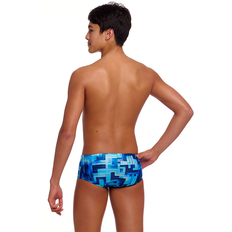 Funky Trunks - You Blued - Boys Eco Sidewinder Trunks