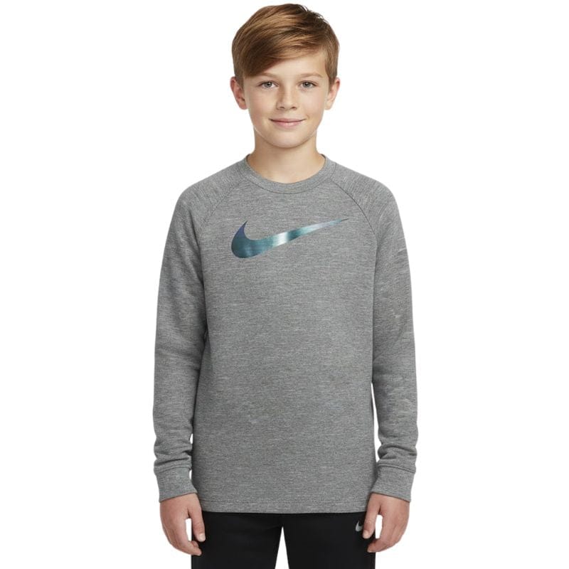 Nike - Boys Heather Long Sleeve Hydroguard (Particle Grey)