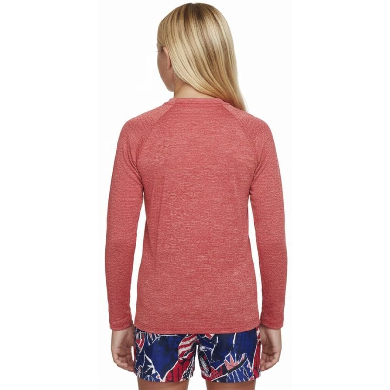 Nike - Boys Heather Long Sleeve Hydroguard (University Red)