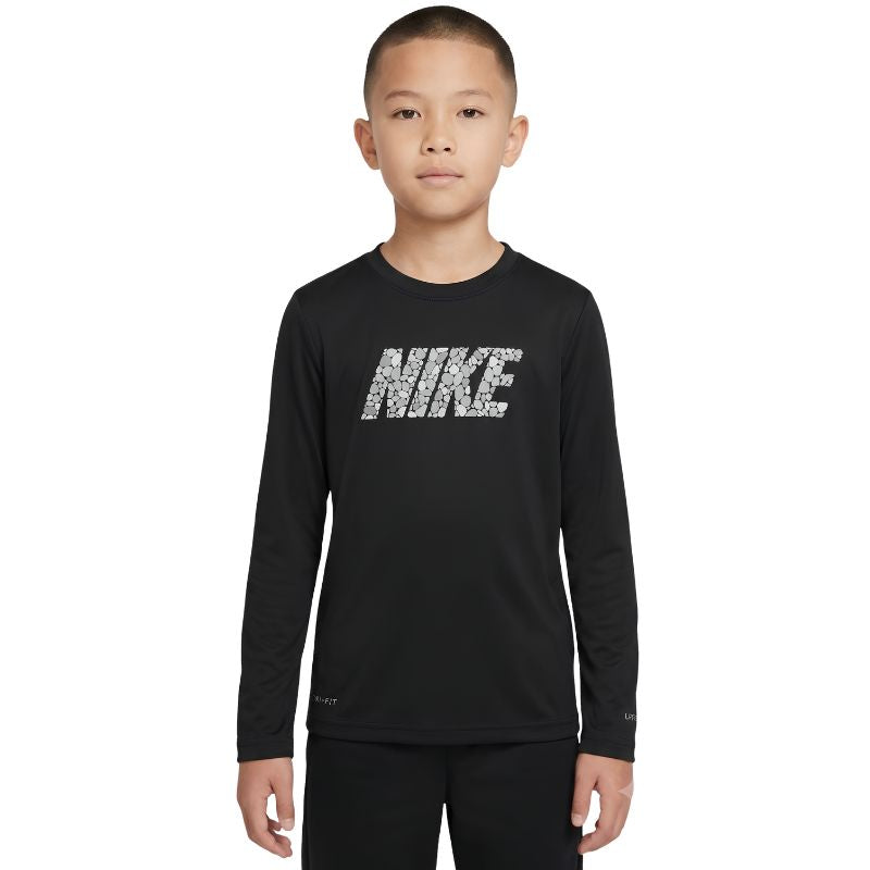 Nike - Boys Pebble Dri-FIT UV Long Hydroguard (Black)