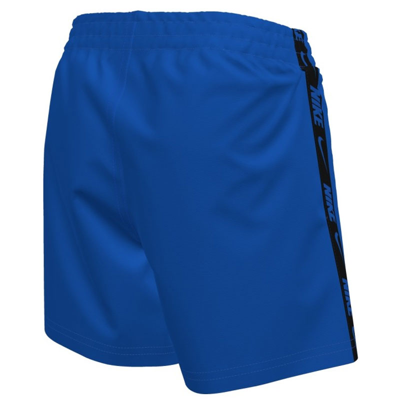 Nike - Boy's Swim Breaker Logo Tape 4" Volley Short (Blue Crystal)