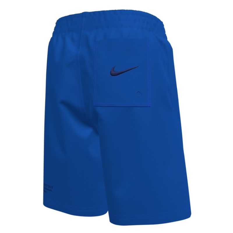 Nike - Boy's Swim Breaker Specs 7" Brief-Lined Volley Short (Blue Crystal)