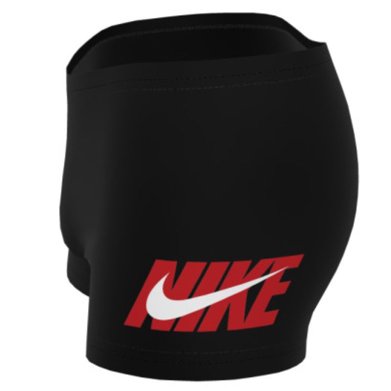 Nike - Boys Swim Logo Graphic Square Leg (Black)
